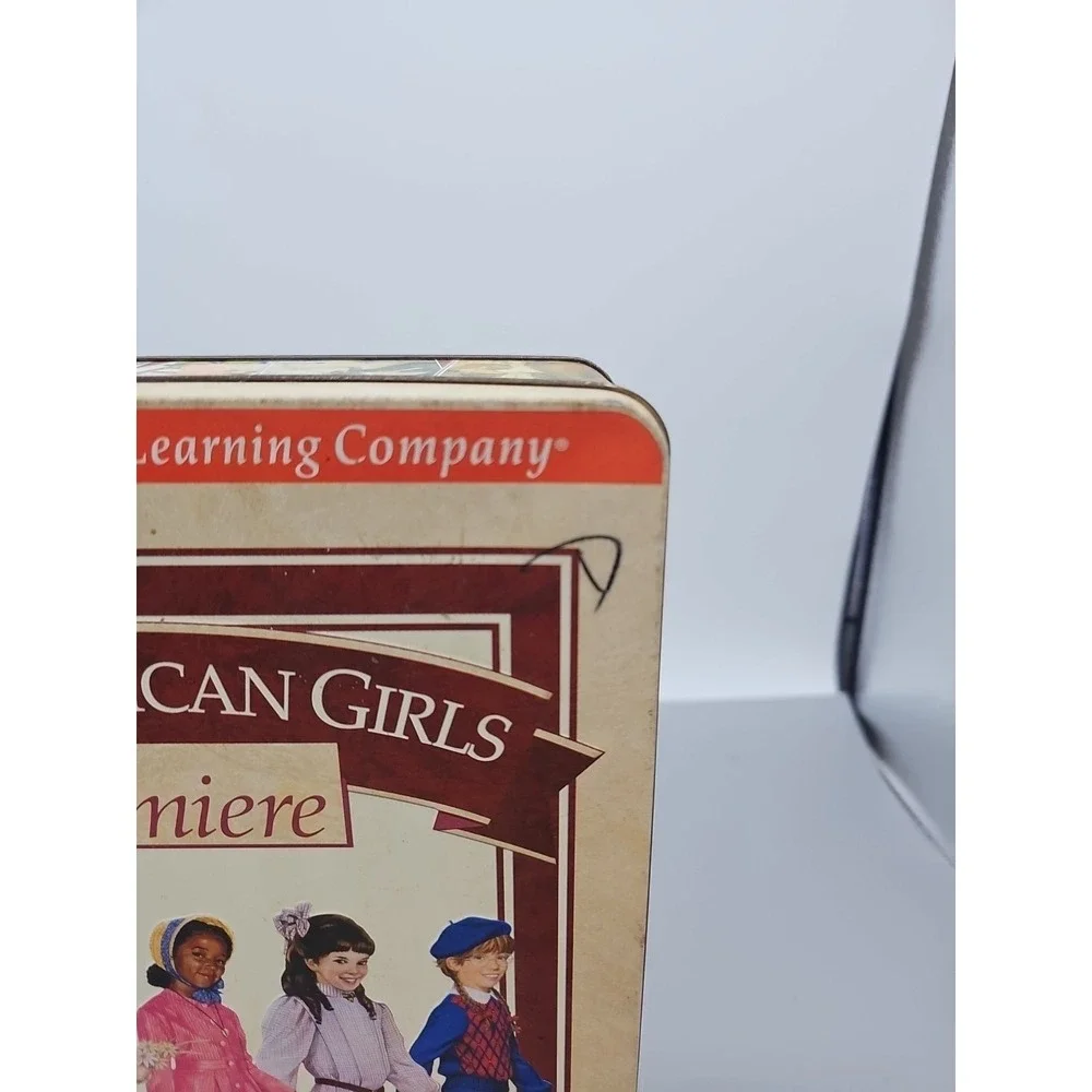 American Girl Doll Metal Tin Box & Book  Premiere Learning Pleasant Company